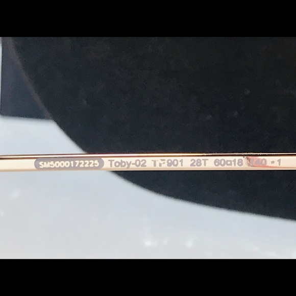 Tom Ford Toby-02 TF901 28T Gld Metal Woman s Side Shield Sunglasses 60mm - Picture 11 of 13